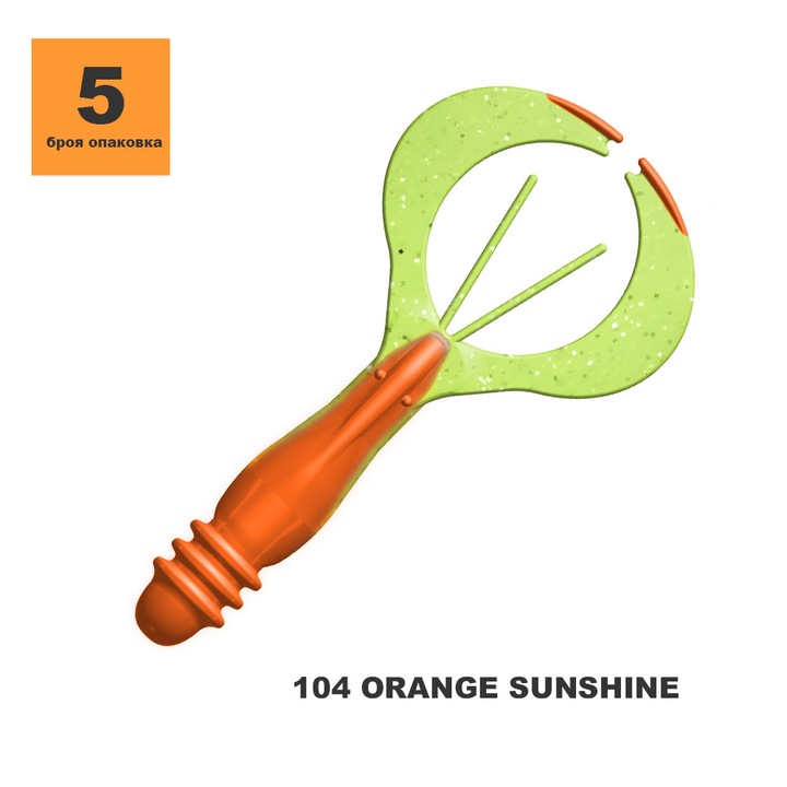 Примамка TOIRTAP РАК 3.2″ 104 Orange/Sunshine