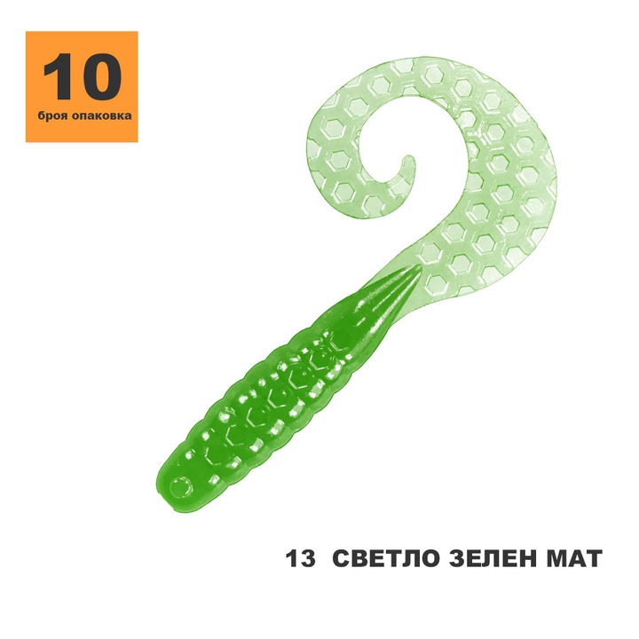 Примамка TOIRTAP ТУИСТЕР "ПЧЕЛА" 1.6" 13 СВЕТЛО ЗЕЛЕН МАТ