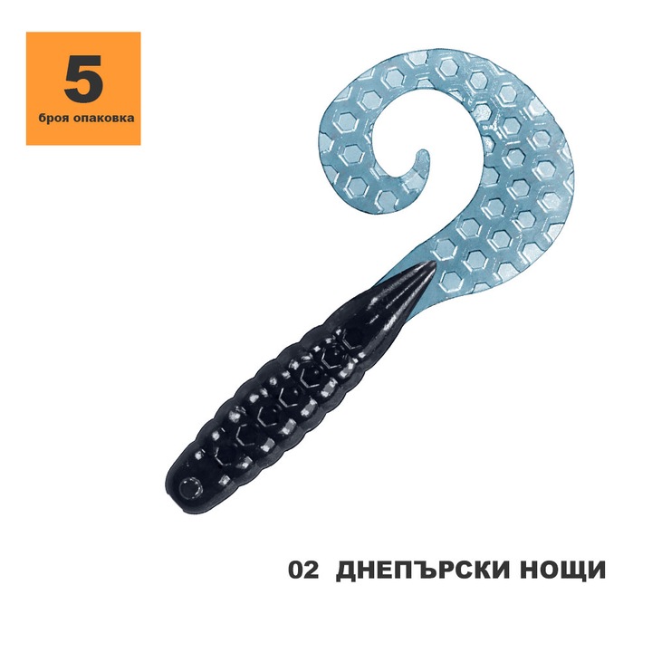Примамка TOIRTAP ТУИСТЕР "ПЧЕЛА" 3.2" 02 ВЕЧЕРЕН ДНЕПЪР