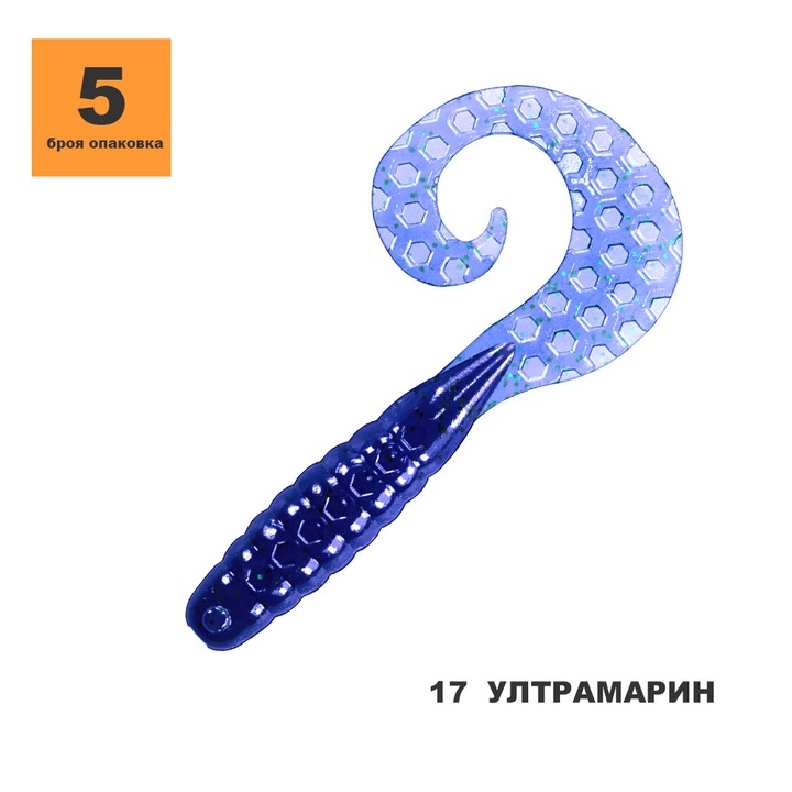 Примамка TOIRTAP ТУИСТЕР "ПЧЕЛА" 3.2" 17 УЛТРАМАРИН