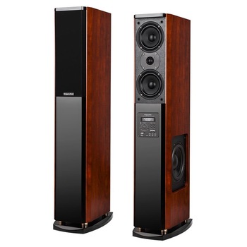 Sistem audio Kruger&Matz 2x80W, Bluetooth, FM, 2 x RCA, coaxial, optic, USB, SD card, Aux, Lemn furniruit, Maro Sistem audio Kruger&Matz 2x80W, Bluetooth, FM, 2 x RCA, coaxial, optic, USB, SD card, Aux, Lemn furniruit, Maro