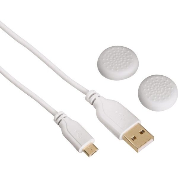 HAMA Cablu de incarcare pentru SONY PS4 alb - HAMA-115476