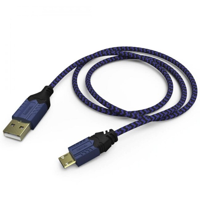 Cablu de incarcare HAMA de inalta calitate, PS4, 2,5m, negru, HAMA-54473