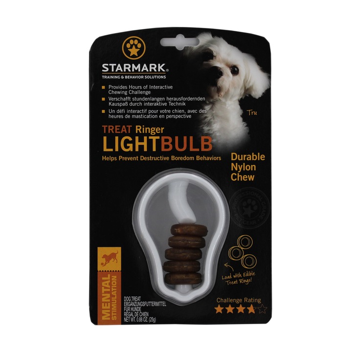 jucarie cu inele recompensa treat ringer bec starmark alb aprox 10 cm pentru caini imagen 11_1_
6