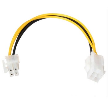 Cablu Active, Extensie prelungire alimentare CPU sursa ATX 4 pini mama la 4 pini tata, prelungitor pentru placa baza alimentare procesor, 20cm Cablu Active, Extensie prelungire alimentare CPU sursa ATX 4 pini mama la 4 pini tata, prelungitor pentru placa baza alimentare procesor, 20cm
