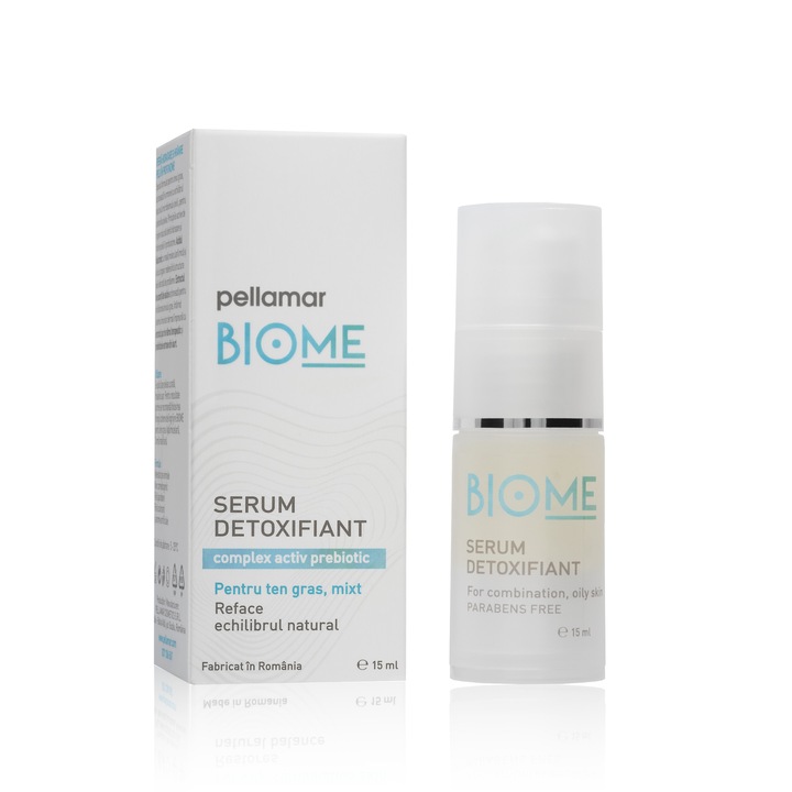 Ser detoxifiant PELLAMAR - BIOME - mixt/gras, 15 ml