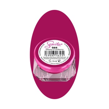 Gel UV color, Semilac, 5 ml, Glossy Cranberry 066 Gel UV color, Semilac, 5 ml, Glossy Cranberry 066