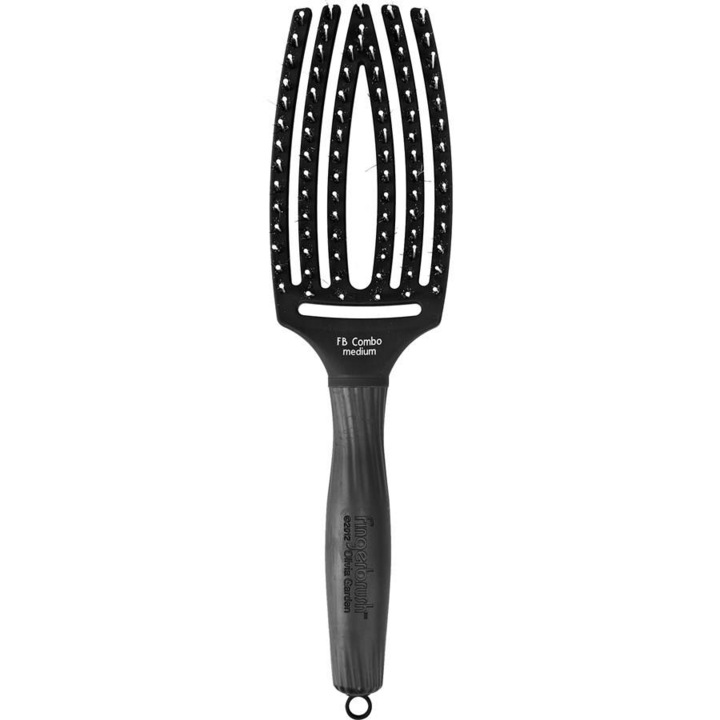 Olivia Garden Fingerbrush M bontókefe fekete
