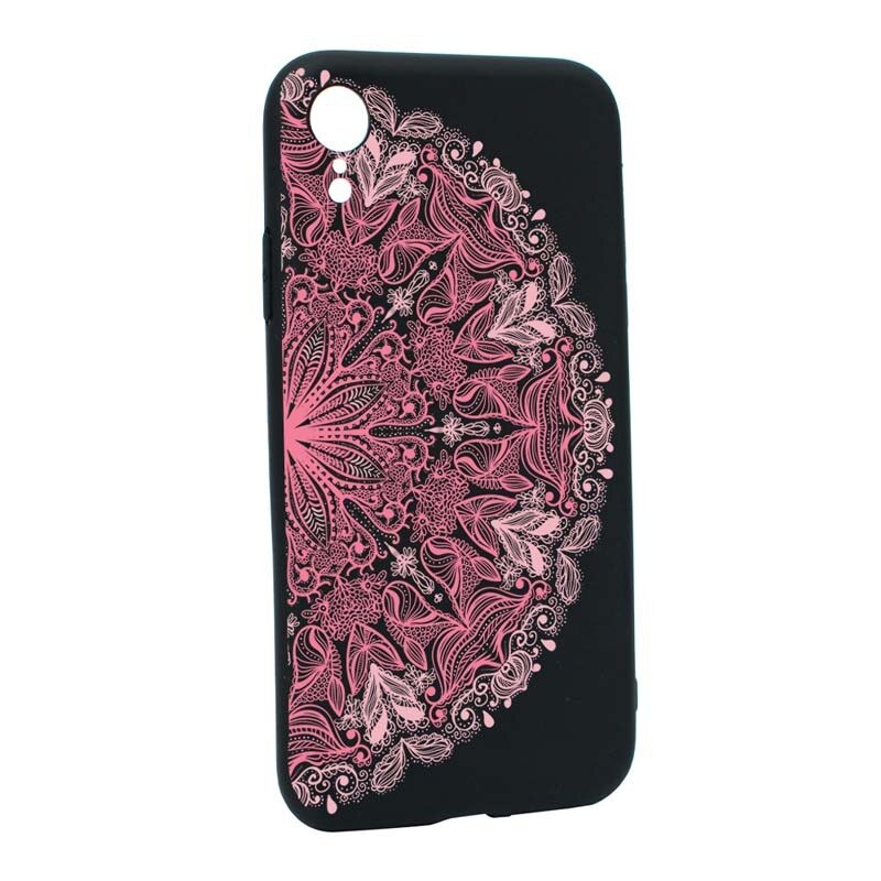 Husa Apple iPhone XR, Silicon, Lace Pink B21