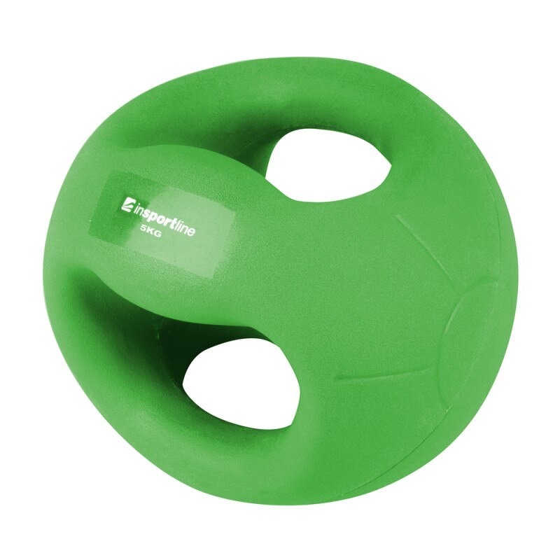 Minge medicinala cu maner inSPORTline Grab Me 5 kg