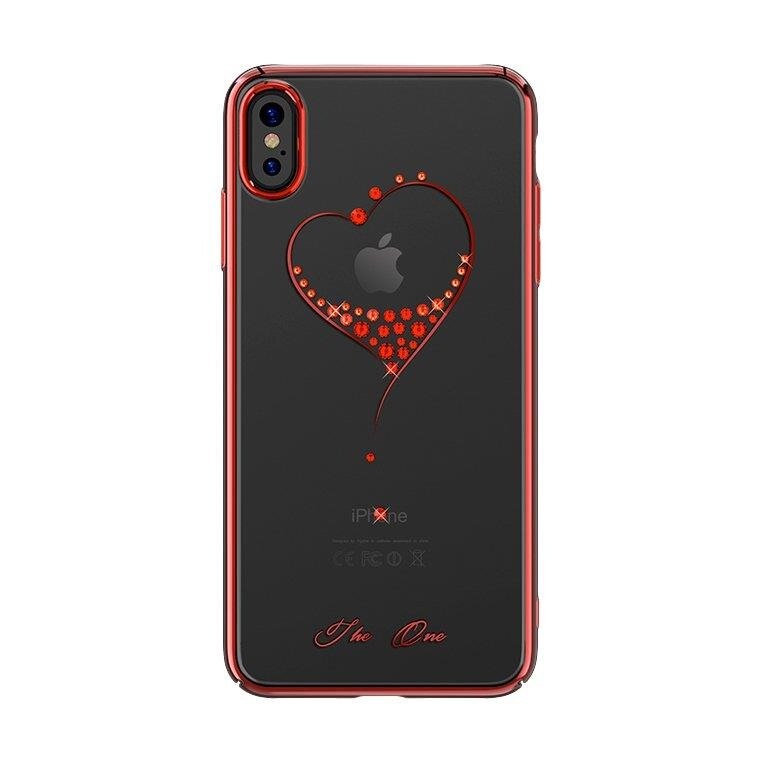 Husa iPhone X XS Kingxbar Wish Series Crystals Red