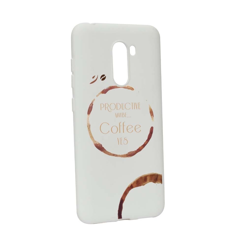 Husa Xiaomi PocoPhone F1, Silicon, Coffee W33