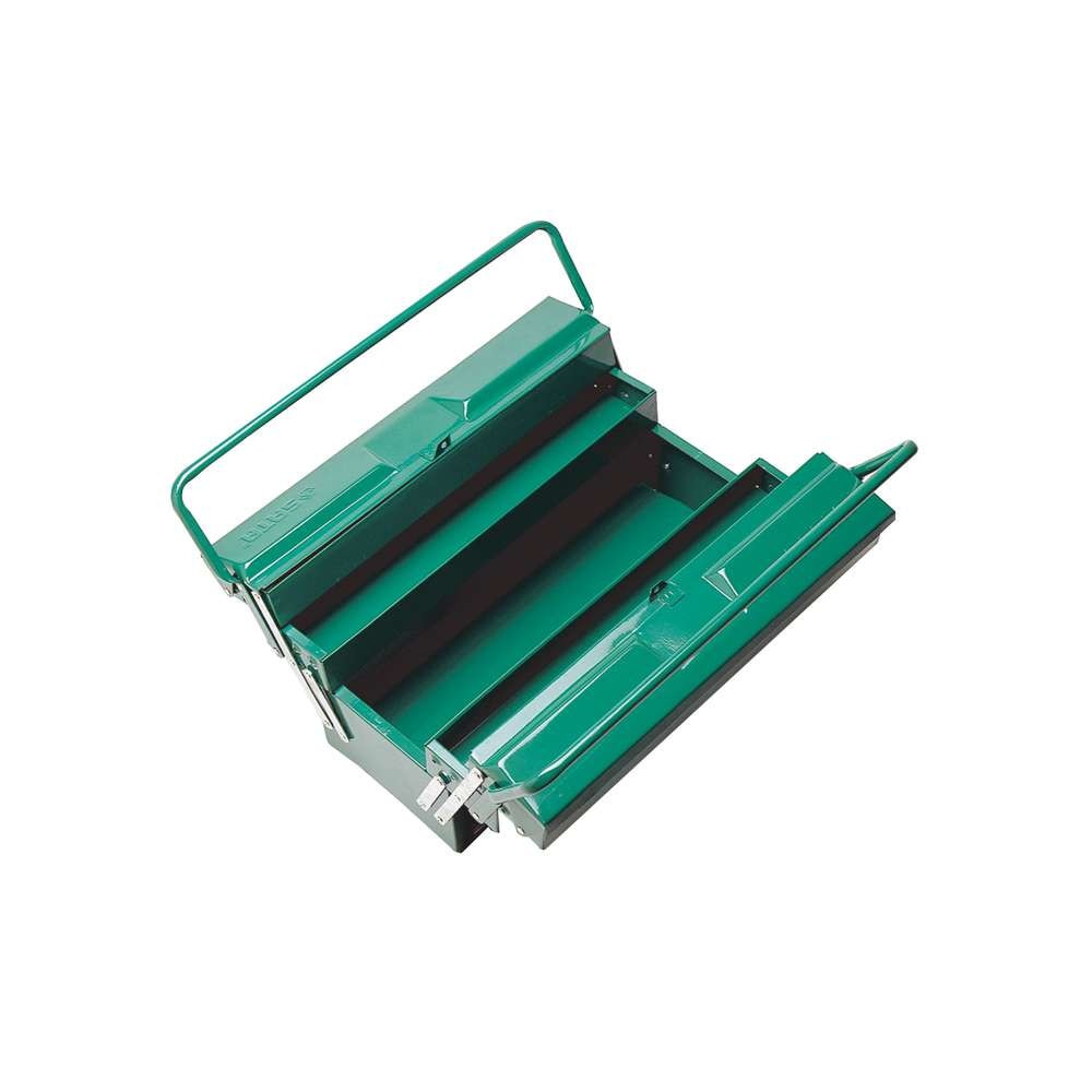 Cutie metalica pentru scule, 5 compartimente, Sata