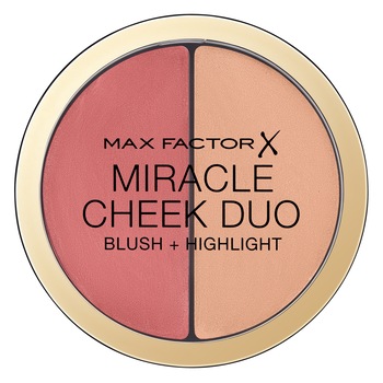 Fard de obraz Max Factor Miracle Cheek Duo 20 Brown Peach & Champagne, 11 g Fard de obraz Max Factor Miracle Cheek Duo 20 Brown Peach & Champagne, 11 g