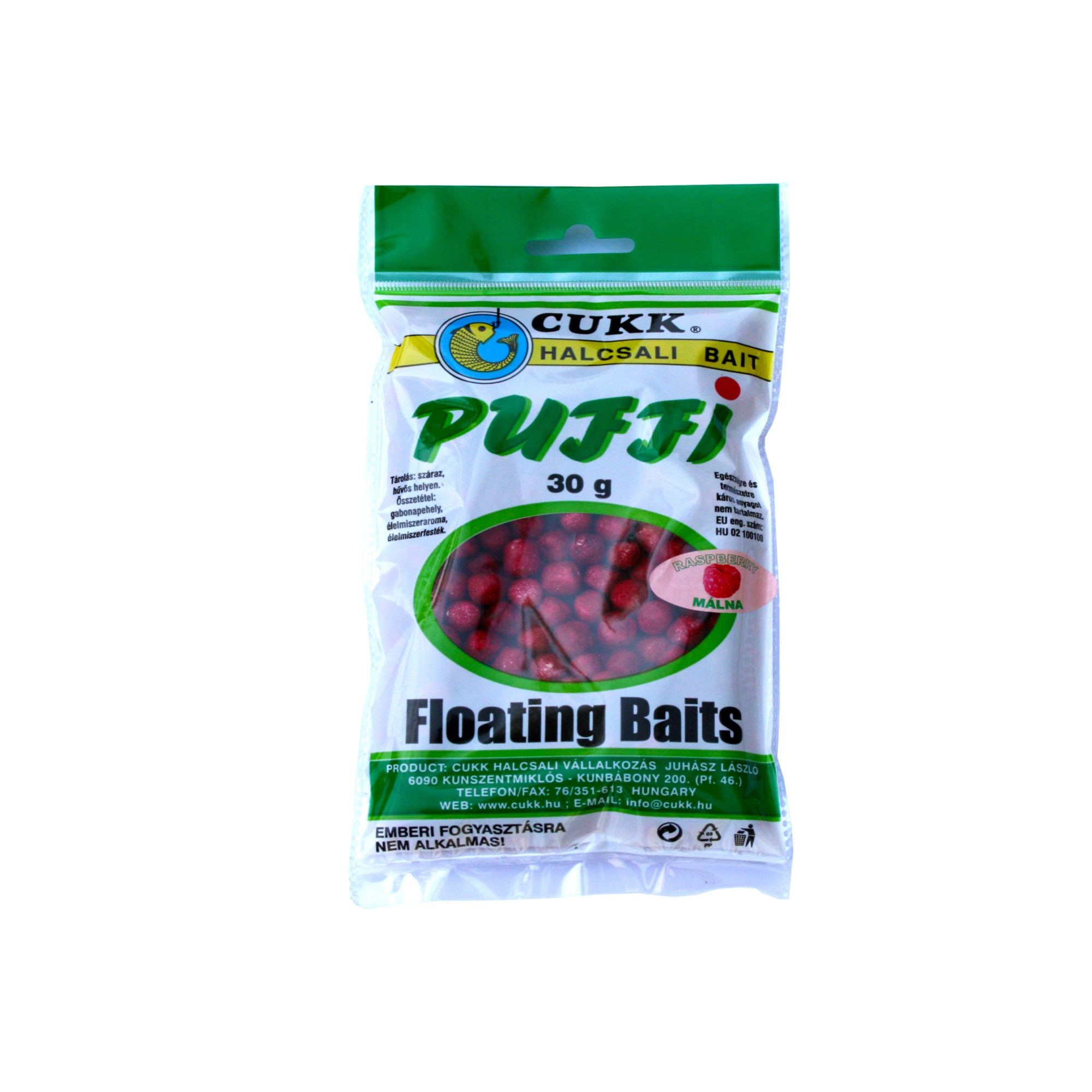 Momeala carlig,CUKK, Puffi Zmeura Mediu 30g