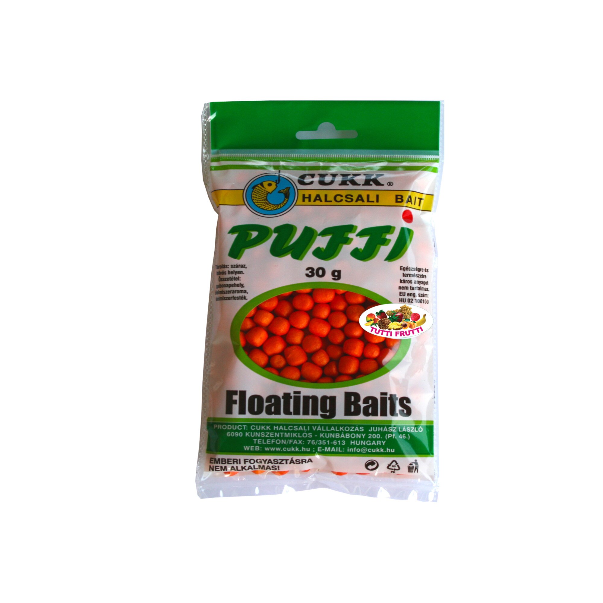 Momeala carlig,CUKK, Puffi Tutti Frutti Mediu 30g