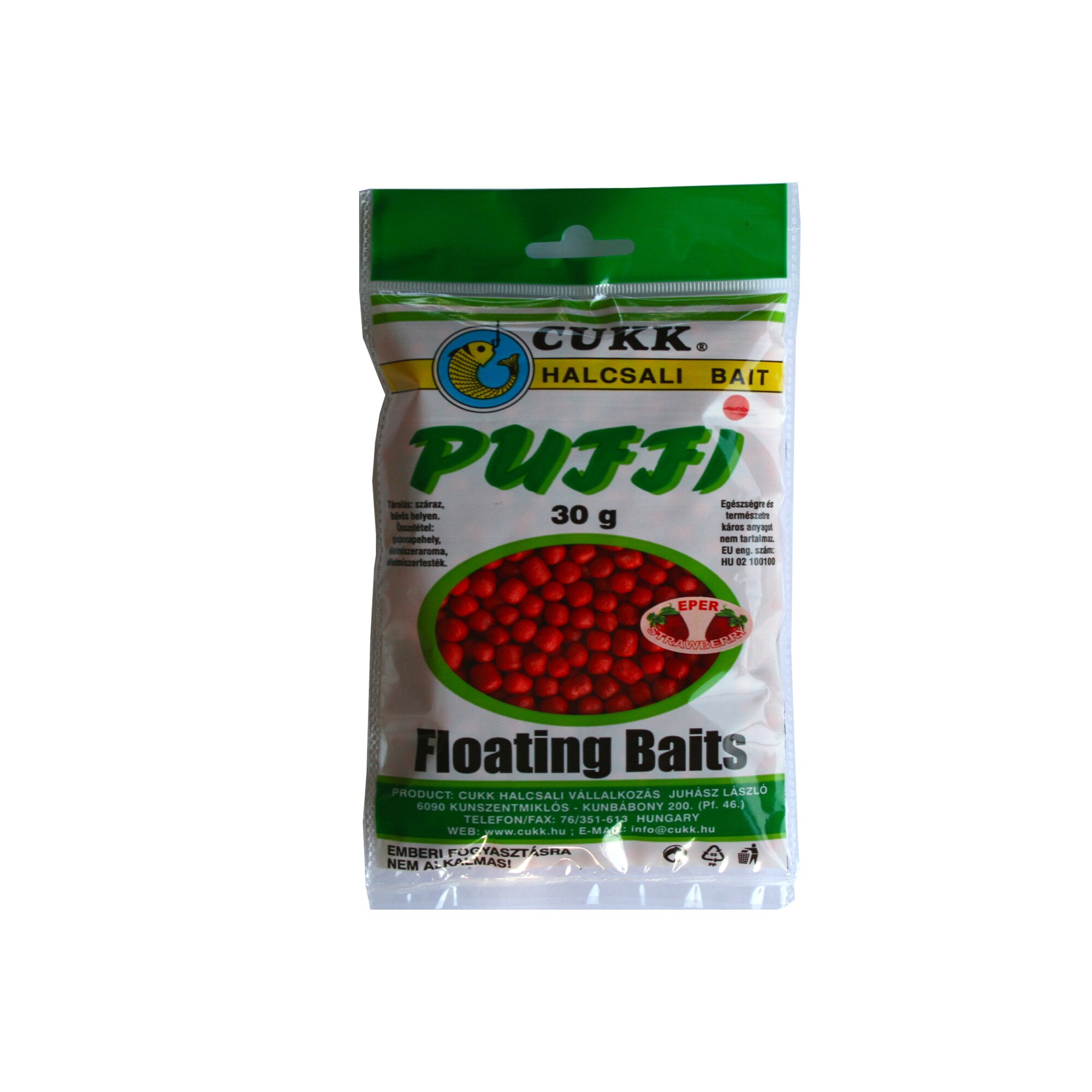 Momeala carlig,CUKK, Puffi Capsuni Mic 30g