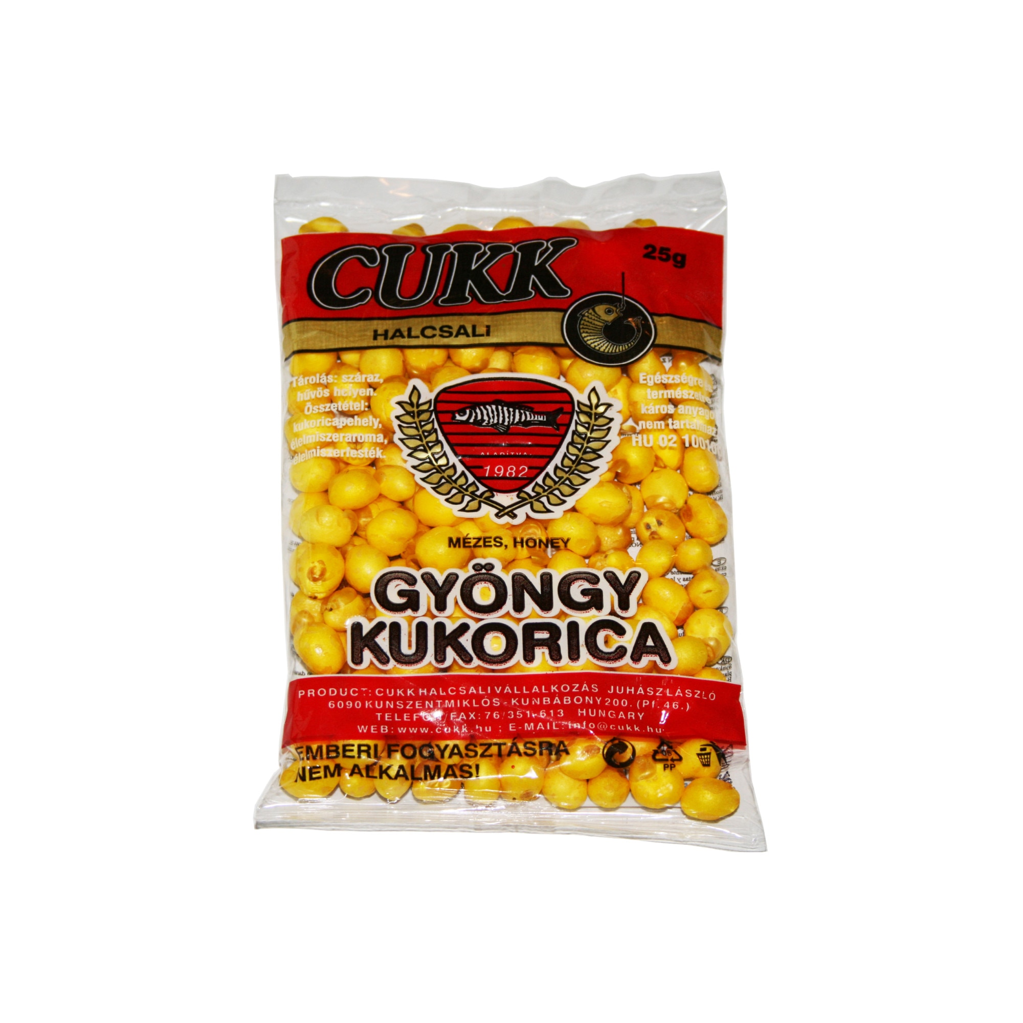 Momeala carlig,CUKK, Porumb Expandat Miere (galben) 25g