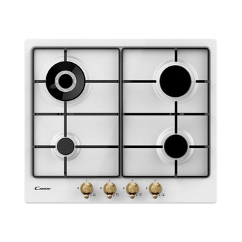 Plita incorporabila Candy CHW6BR4WGTWA, Gaz, 4 Arzatoare, Siguranta arzatoare, Alb Plita incorporabila Candy CHW6BR4WGTWA, Gaz, 4 Arzatoare, Siguranta arzatoare, Alb