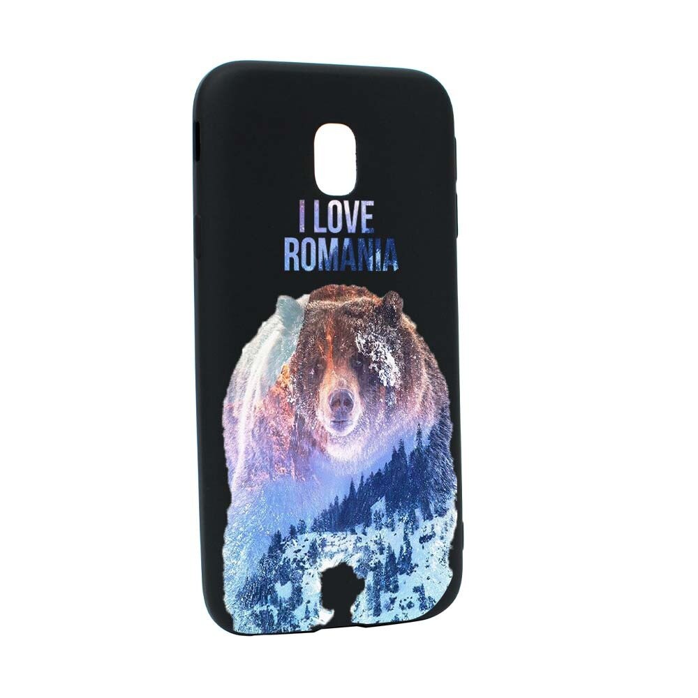 Husa Samsung Galaxy J7 2017, Silicon, I Love Romania B35