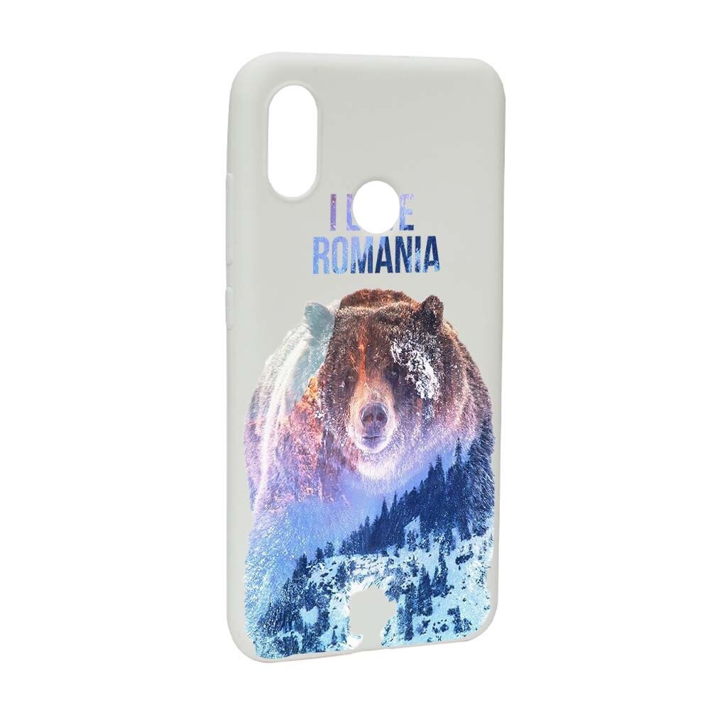 Husa Xiaomi Mi 8, Silicon, I Love Romania W35
