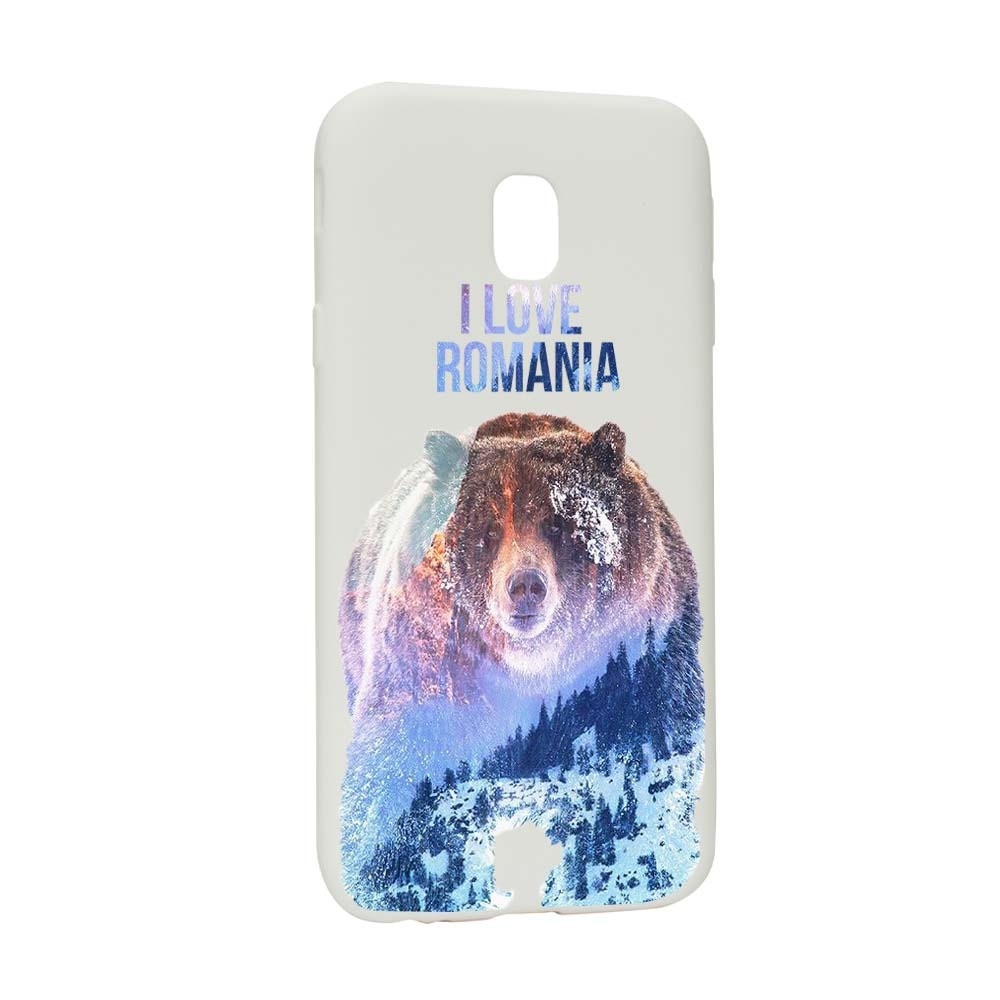 Husa Samsung Galaxy J7 2018, Silicon, I Love Romania W35