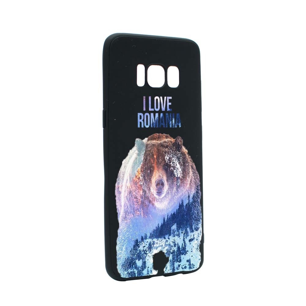 Husa Samsung Galaxy S8, Silicon, I Love Romania B35