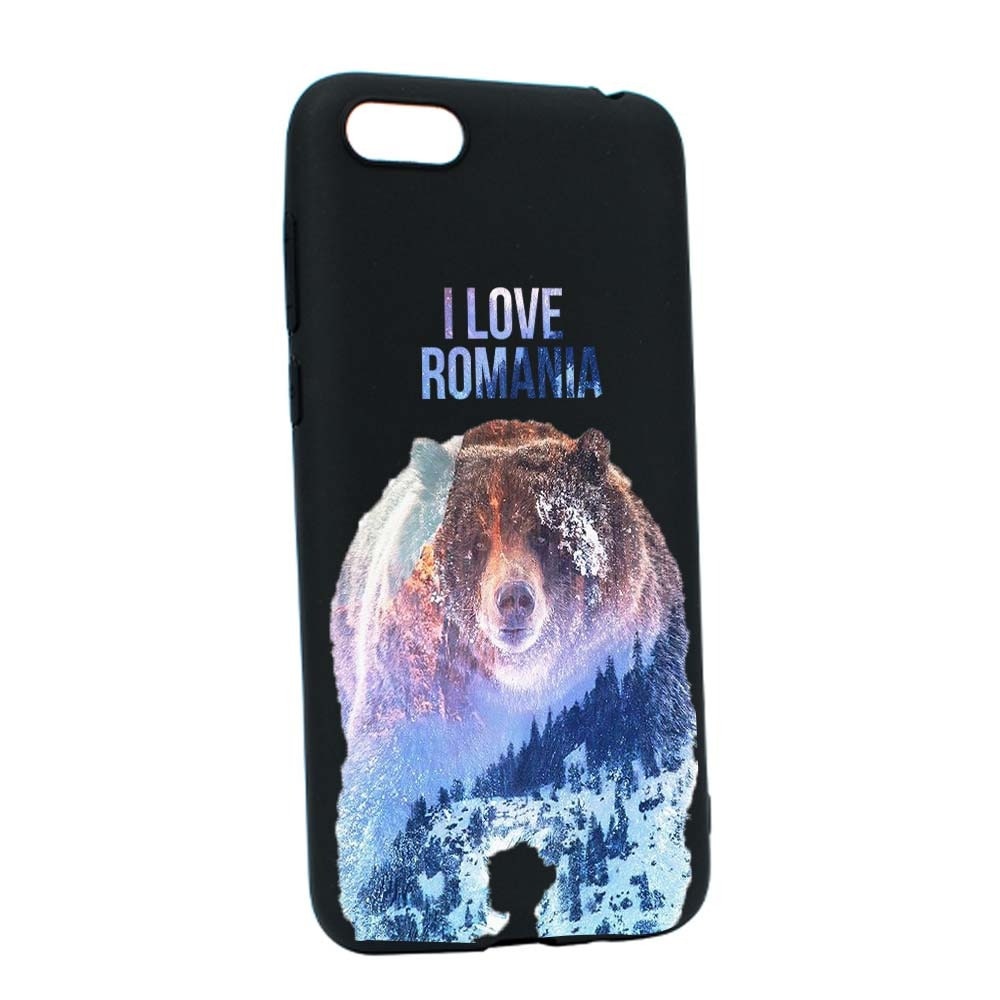 Husa Apple iPhone 7 / 8, Silicon, I Love Romania B35