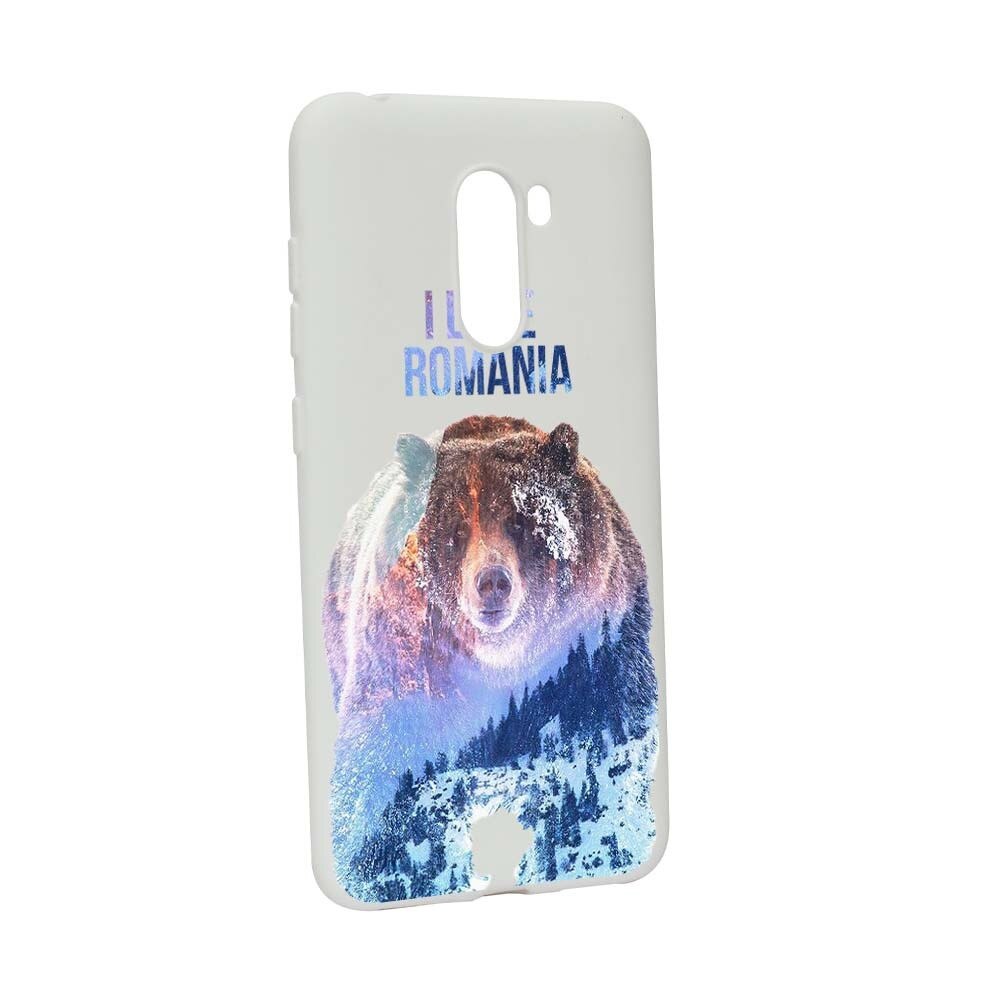 Husa Xiaomi PocoPhone F1, Silicon, I Love Romania W35