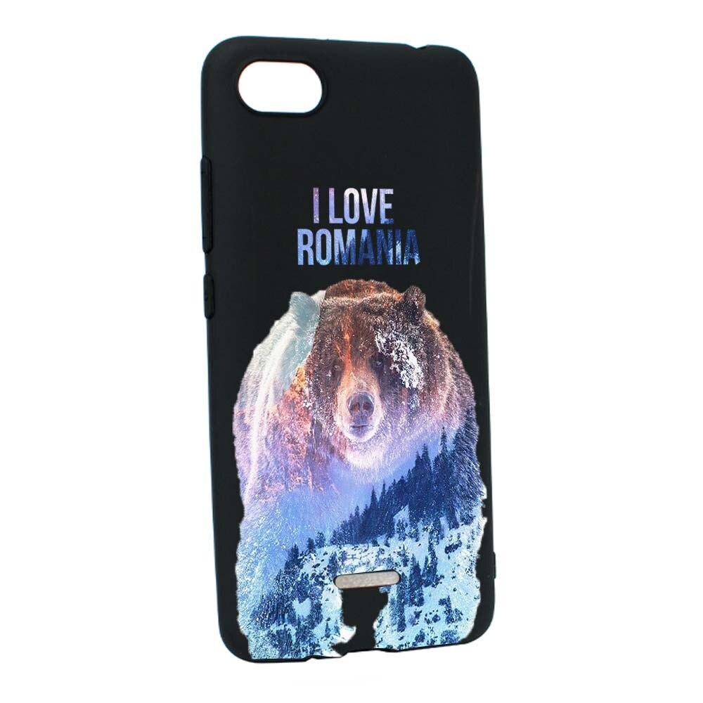 Husa Xiaomi Redmi 6A, Silicon, I Love Romania B35