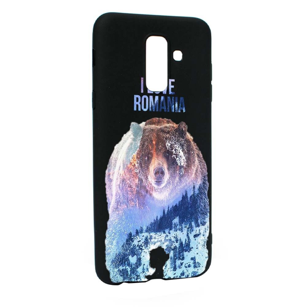 Husa Samsung Galaxy A6 PLUS / Galaxy J8 2018, Silicon, I Love Romania B35