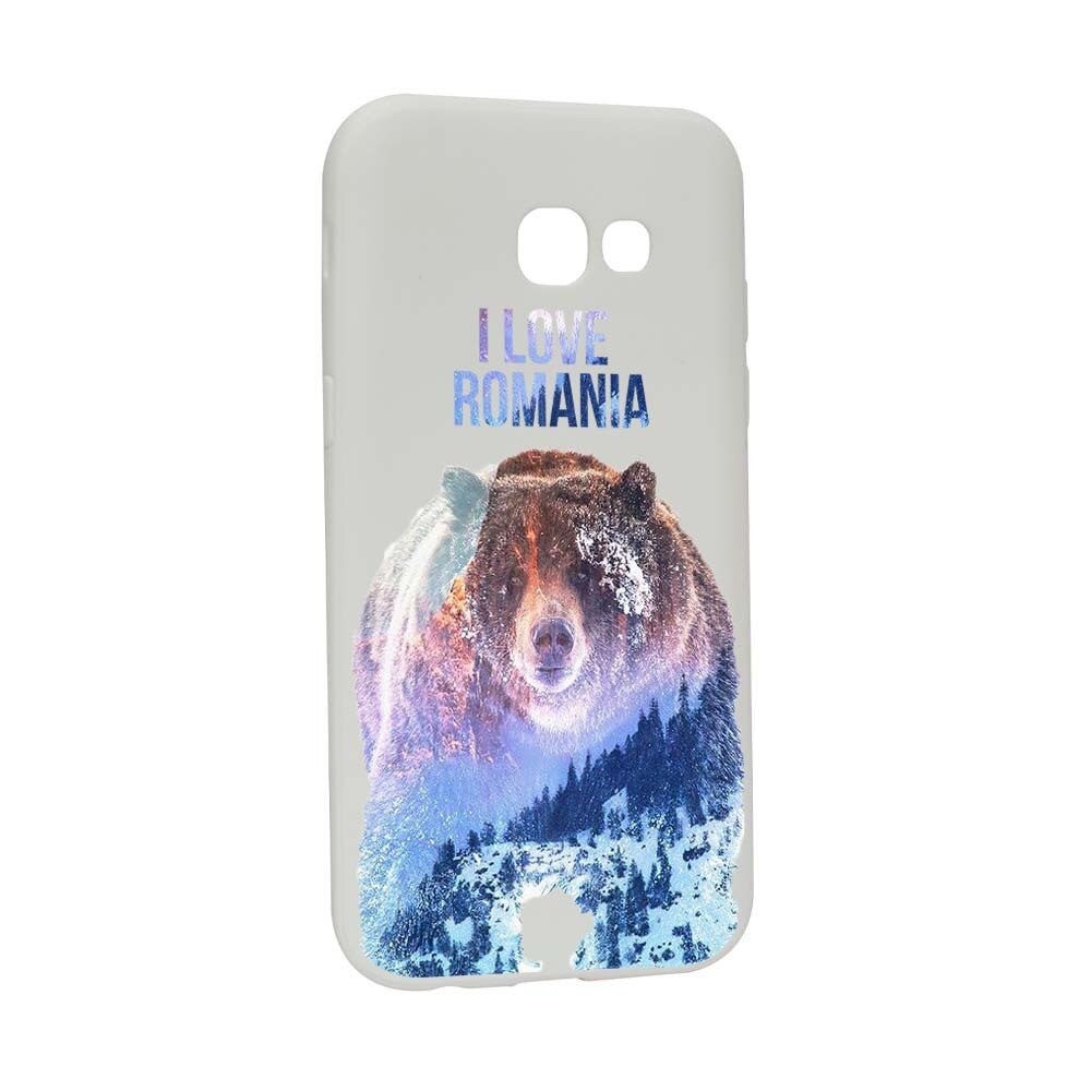 Husa Samsung Galaxy A3 2017, Silicon, I Love Romania W35