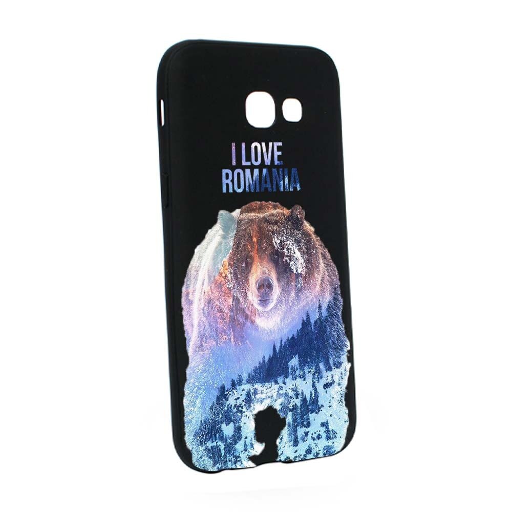 Husa Samsung Galaxy A3 2017, Silicon, I Love Romania B35