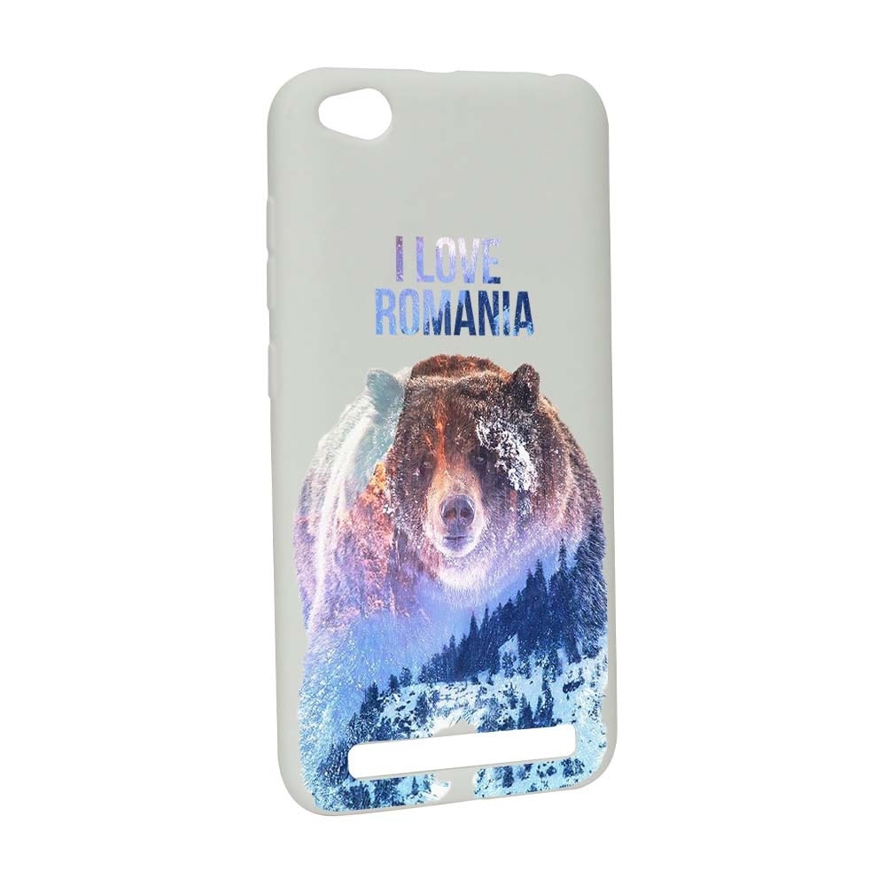 Husa Xiaomi Redmi 5A, Silicon, I Love Romania W35