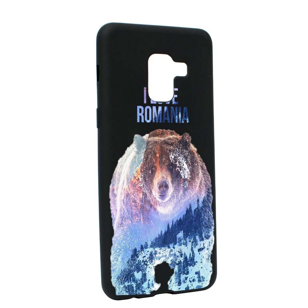 Husa Samsung Galaxy A5 2018, Silicon, I Love Romania B35