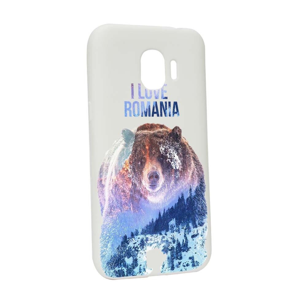 Husa Samsung Galaxy J4 2018, Silicon, I Love Romania W35