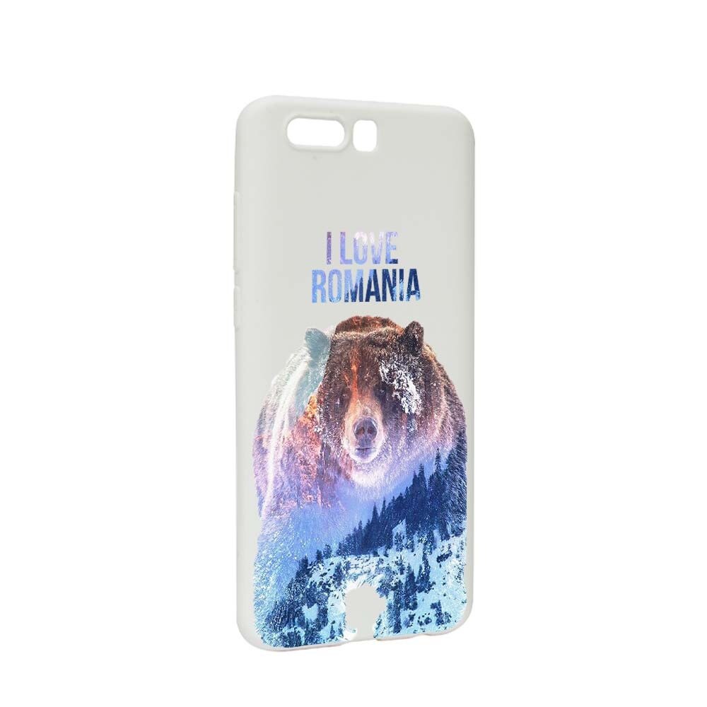 Husa Huawei Honor 9, Silicon, I Love Romania W35