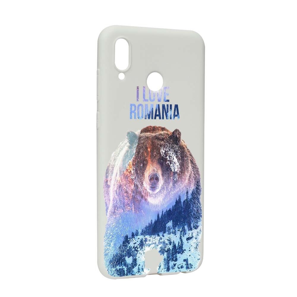 Husa Huawei Honor Play, Silicon, I Love Romania W35