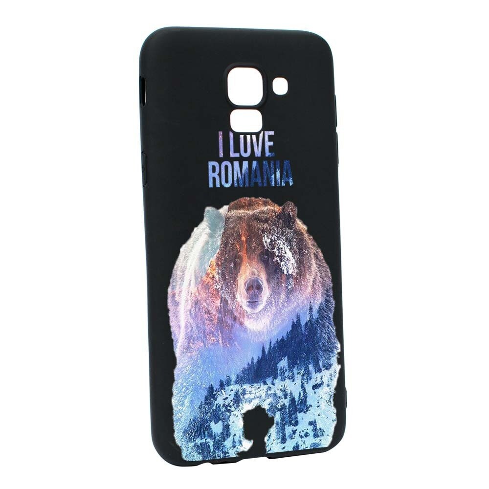 Husa Samsung Galaxy J6 2018, Silicon, I Love Romania B35