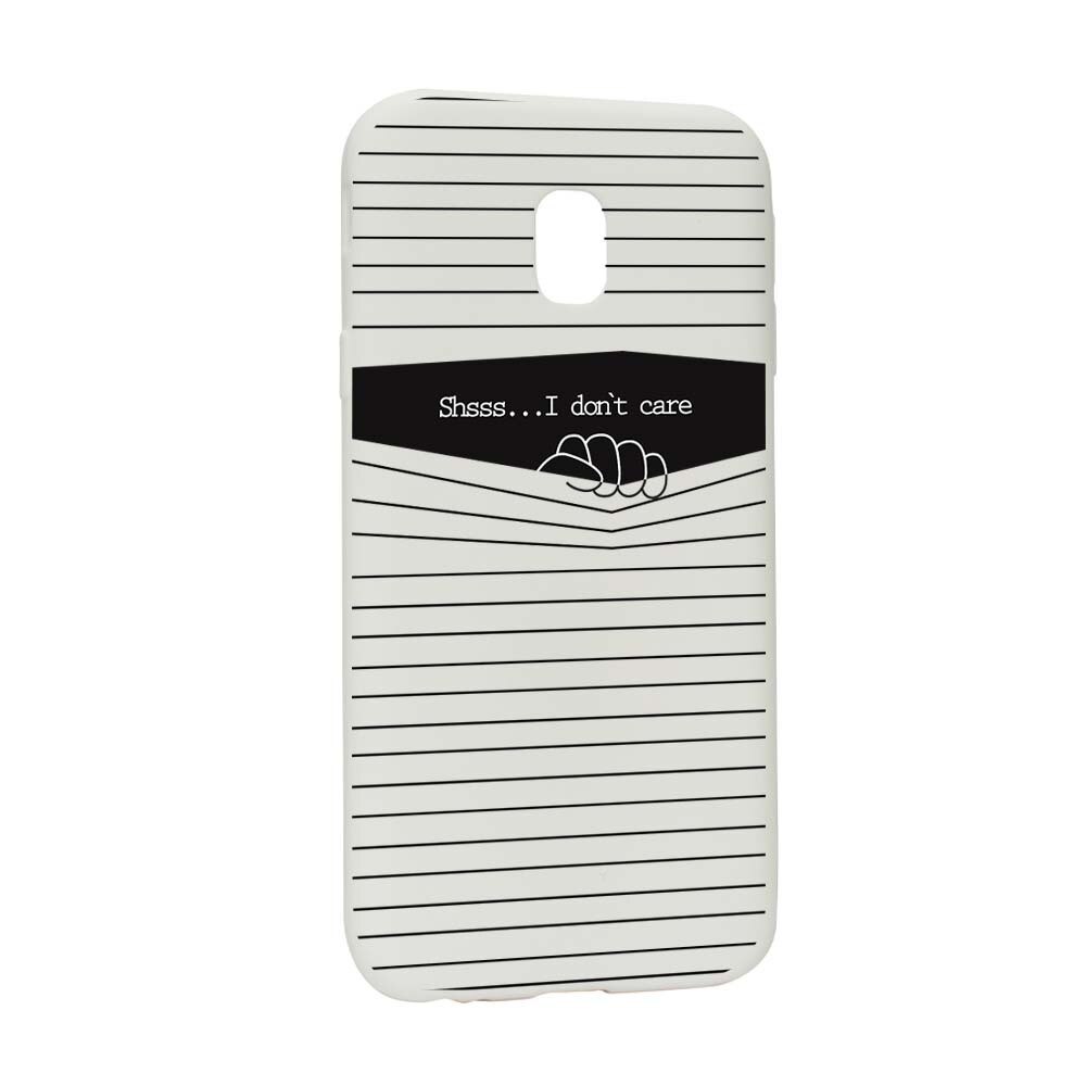 Husa Samsung Galaxy J3 2018, Silicon, I Don`t Care W36