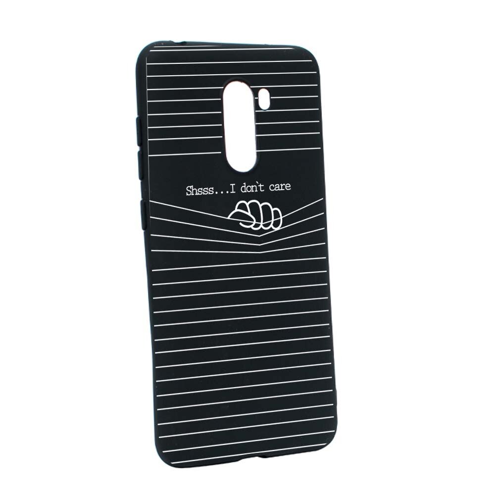 Husa Xiaomi PocoPhone F1, Silicon, I Don`t Care B36