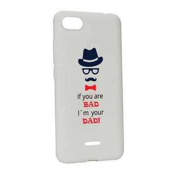 Husa Xiaomi Redmi 6A, Silicon, Bad Dad W53 Husa Xiaomi Redmi 6A, Silicon, Bad Dad W53