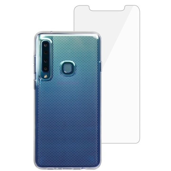 Husa + folie de protectie Skech Matrix SE pentru Samsung Galaxy A9 (2018) Clear