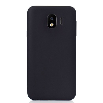 Husa Samsung Galaxy J4 (2018) Silicon Matte TPU Extra Slim - negru Husa Samsung Galaxy J4 (2018) Silicon Matte TPU Extra Slim - negru