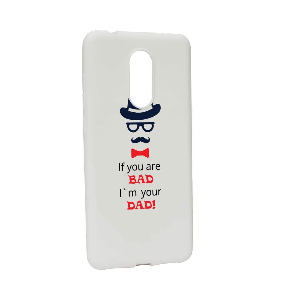 Husa Xiaomi Redmi Note 5 / Redmi 5 Plus, Silicon, Bad Dad W53