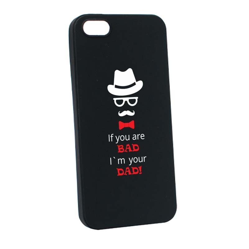 Husa Apple iPhone SE / 5S / 5, Silicon, Bad Dad B53