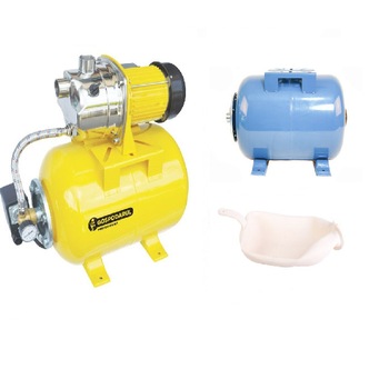 Set - Hidrofor Gospodarul Profesionist 0.8 Kw, 24L, 3200 l/h, pompa din inox + Butelie Hidrofor 50 L + Membrana pentru hidrofor Set - Hidrofor Gospodarul Profesionist 0.8 Kw, 24L, 3200 l/h, pompa din inox + Butelie Hidrofor 50 L + Membrana pentru hidrofor