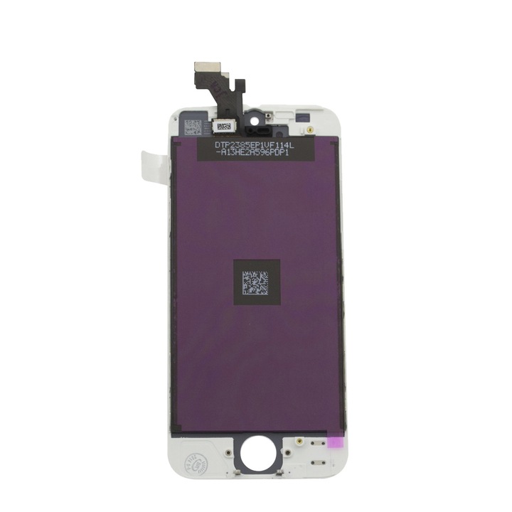 Display cu Touchscreen si Rama SmartGSM, compatibil Apple iPhone 5, Alb, Calitate Premium