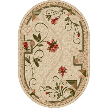 Covor Modern, Lotos 587, Crem / Bej, Oval, 60x110 cm, 1800 gr/mp, 0.6x1.1 m. Crem/Bej 60 x 110 Covor Modern, Lotos 587, Crem / Bej, Oval, 60x110 cm, 1800 gr/mp, 0.6x1.1 m. Crem/Bej 60 x 110