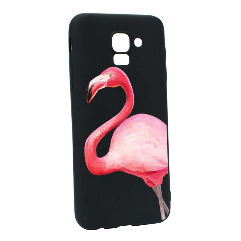 Husa Samsung Galaxy J6 2018, Silicon, Flamingo B55